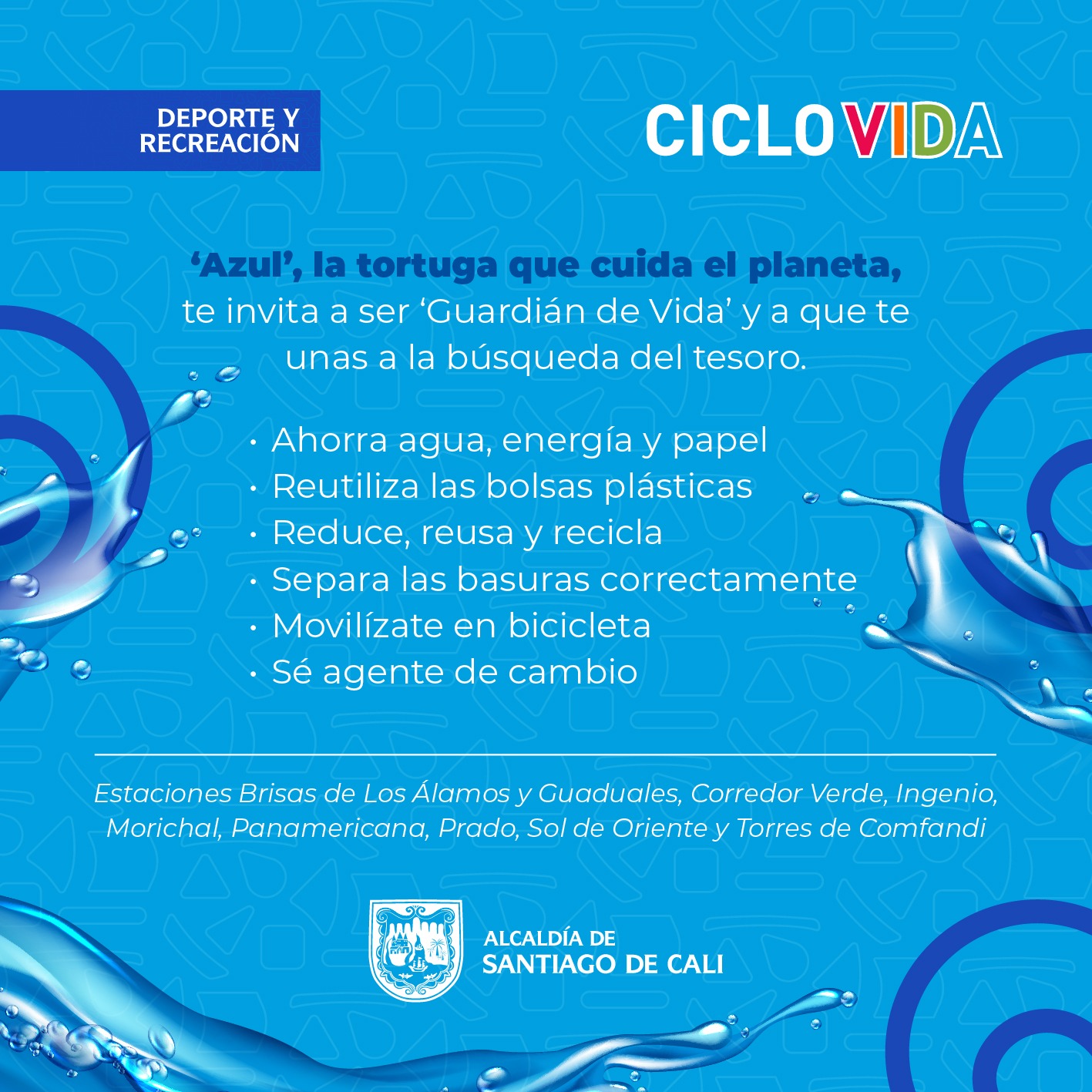 En la Ciclovida de Cali somos ‘Guardianes de la Tierra’ En la Ciclovida de Cali somos ‘Guardianes de la Tierra’