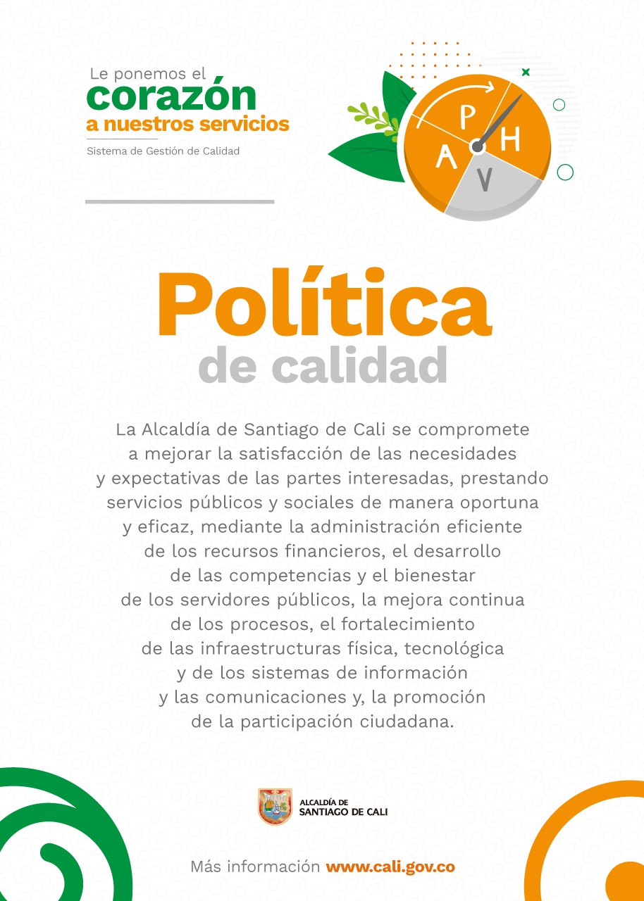 Política Sistema de Gestión de Calidad Política Sistema de Gestión de Calidad