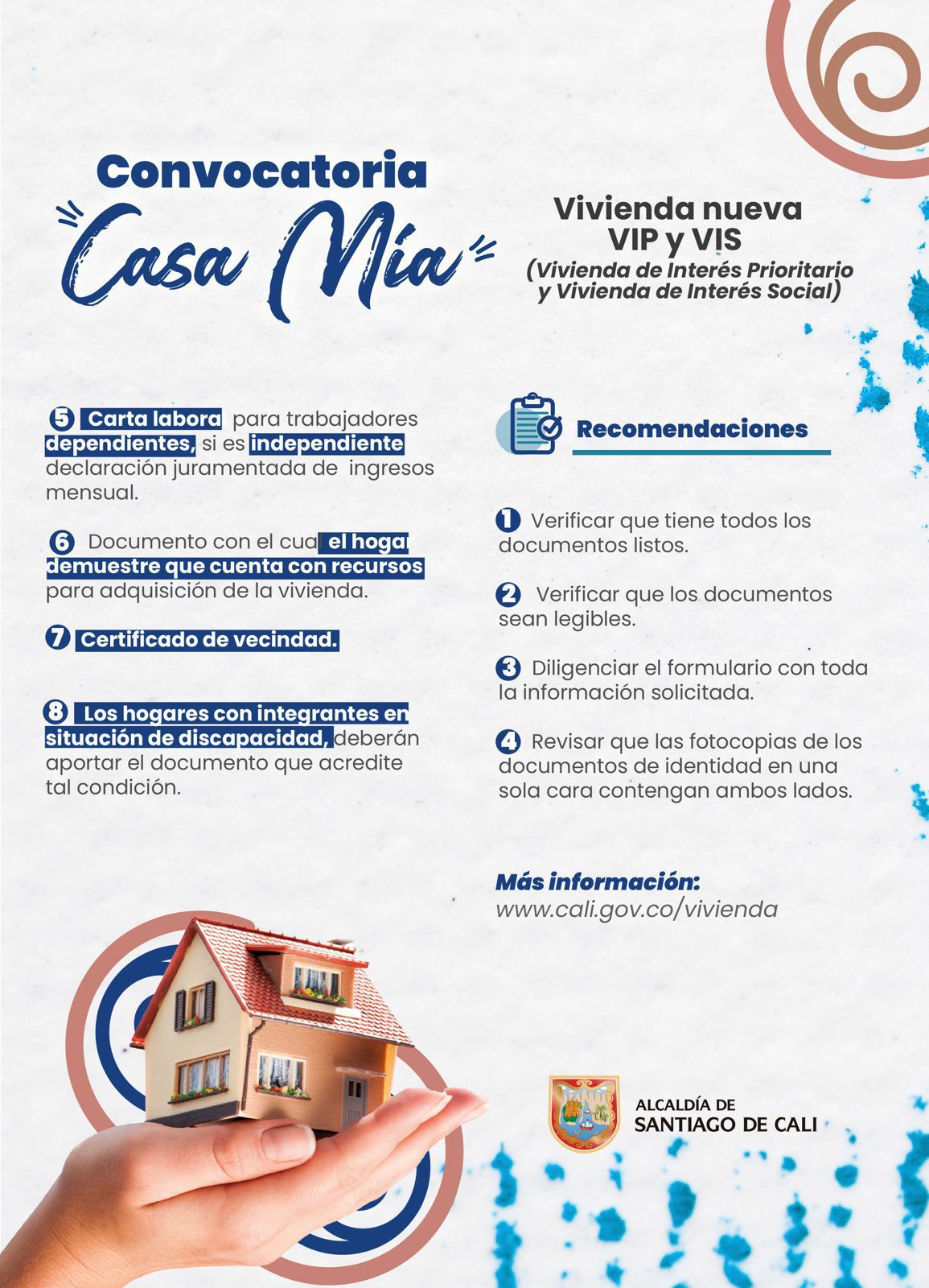 Volante Convocatoria Casa Mía Sep 2024 01 Volante Convocatoria Casa Mía Sep 2024 01