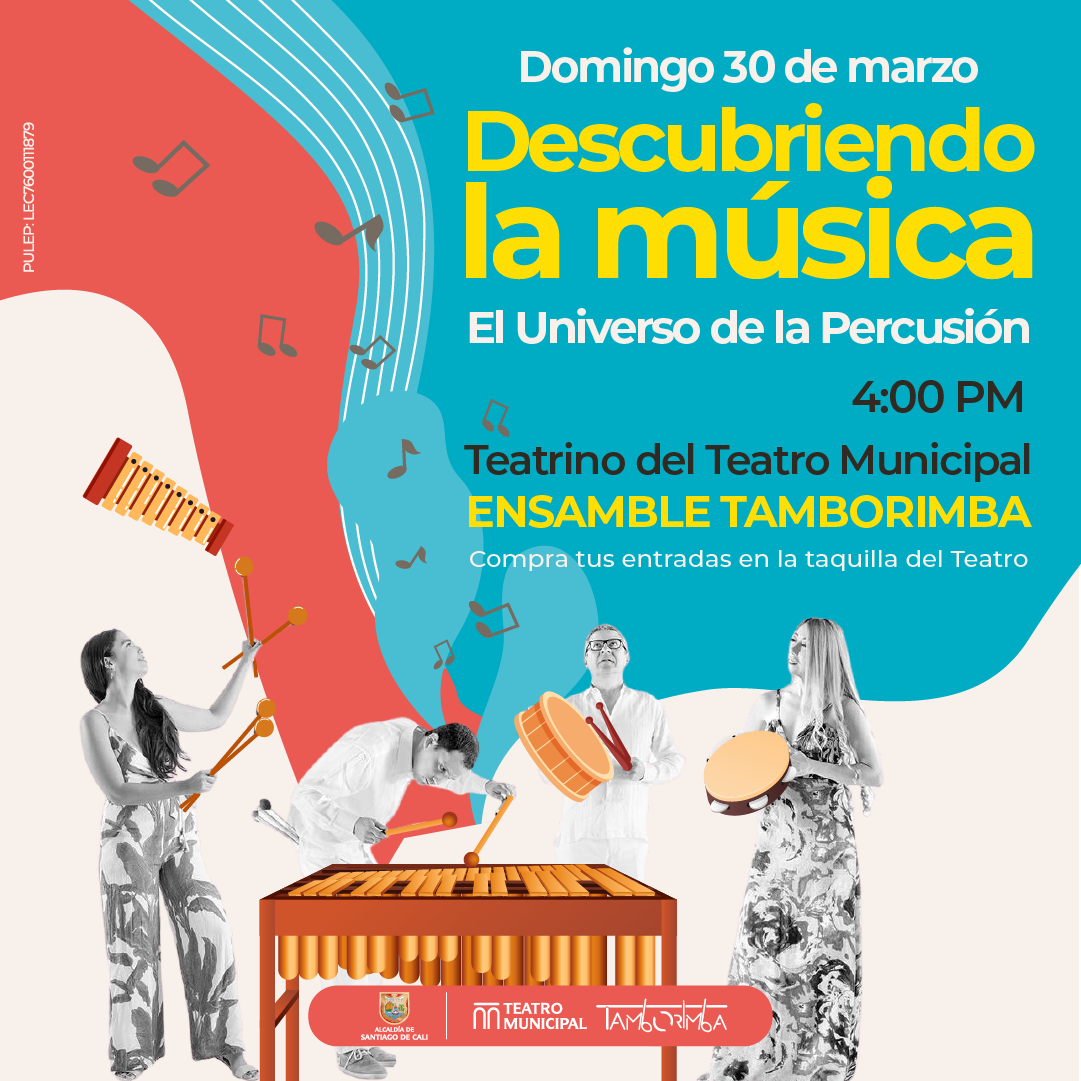Descubriendo la Música: concierto didáctico con Tamborimba en el Teatrino del Teatro Municipal Descubriendo la Música: concierto didáctico con Tamborimba en el Teatrino del Teatro Municipal