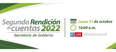 Te invitamos a la segunda jornada de rendici&oacute;n de cuentas de la Secretar&iacute;a de Gobierno Distrital
