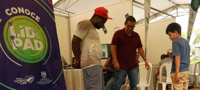 La rob&oacute;tica fue centro de atenci&oacute;n durante feria de servicios en la comuna 20