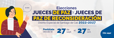 A&uacute;n se pueden inscribir para las elecciones de Jueces de Paz y de Paz y Reconsideraci&oacute;n