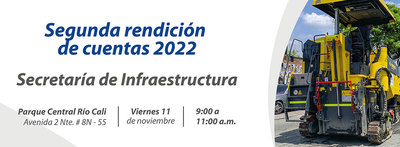 Infraestructura rendir&aacute; cuentas a la comunidad el viernes 11 de noviembre