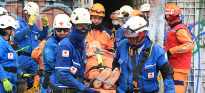 En Simulacro Municipal, organismos de socorro realizaron b&uacute;squeda y rescate de tres personas