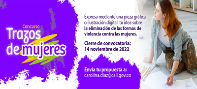 Concurso &lsquo;Trazos de mujeres&rsquo;, para vivir libres de violencias