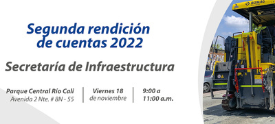 Ma&ntilde;ana viernes 18 de noviembre, Infraestructura rendir&aacute; cuentas a los cale&ntilde;os