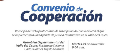 &iexcl;Se firmar&aacute; convenio para impulsar la paz!