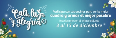 Abierta convocatoria para postular la mejor cuadra adornada y el mejor pesebre ecol&oacute;gico