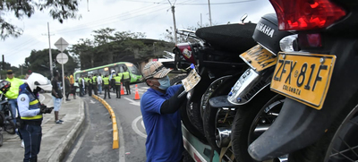 Autoridades retuvieron 40 motos durante operativo de control