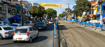 Calle 9 y carrera 1, corredores principales intervenidos con Obras de Coraz&oacute;n