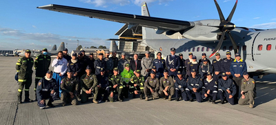 Bomberos de Cali viajan a Chile para solidarizarse con las brigadas que combaten incendios forestales