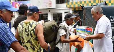 El Pescador de Hombres deja corazones contentos en el barrio Obrero