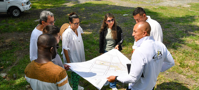 Consorcio constructor del Parque Tecnol&oacute;gico de Innovaci&oacute;n San Fernando visit&oacute; el predio
