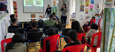 Mercedes L&oacute;pez, una lideresa que impulsa la cultura ciudadana en la comuna 12