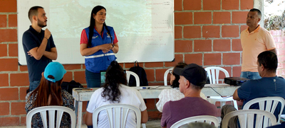 Socializaci&oacute;n del tramo IV del Proyecto Integral Cristo Rey con la comunidad de la vereda Pilas del Cabuyal