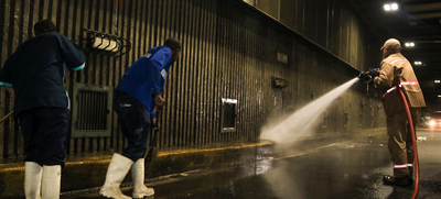 Una tonelada de residuos s&oacute;lidos se recogi&oacute; en el t&uacute;nel mundialista