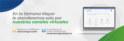 Los servicios de atenci&oacute;n se reanudar&aacute;n el lunes 10 de abril, habr&aacute; atenci&oacute;n en los CALI