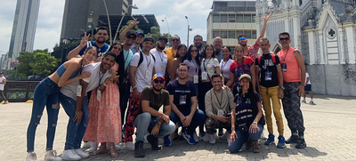 Delegaciones de Panam&aacute; y Venezuela descubrieron los encantos de Cali en recorrido tur&iacute;stico