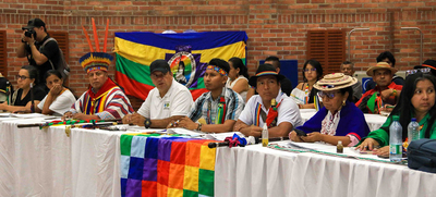 Pueblos ind&iacute;genas socializaron al Alcalde propuesta de pol&iacute;tica p&uacute;blica