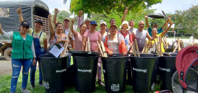 Huerteros de diferentes comunas fueron beneficiados con herramientas, materiales e insumos