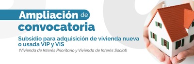 Convocatoria para adquisici&oacute;n de subsidio de vivienda nueva o usada VIP y VIS 2023