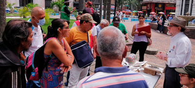 Jornada de educaci&oacute;n ambiental en la Plaza de Cayzedo