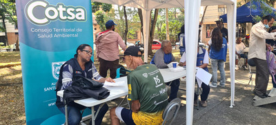 Personas en situaci&oacute;n de calle que pernoctan en San Fernando Viejo asistieron a jornada de salud