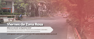 Programaci&oacute;n para la reapertura de la Avenida Sexta