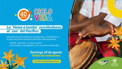 En la Ciclovida, la &lsquo;Vamo a tumb&aacute;&rsquo; al son de la m&uacute;sica del Pac&iacute;fico