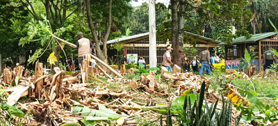 Autoridades competentes hicieron levantamiento de la huerta El Humedal