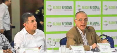Delito trasnacional y miner&iacute;a ilegal, temas priorizados por el alcalde Ospina ante el Bloque Regional