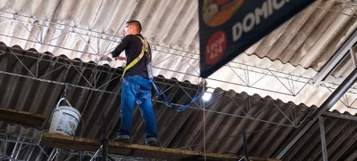 Zona de restaurantes en la plaza de mercado Alameda estrenar&aacute; cubierta