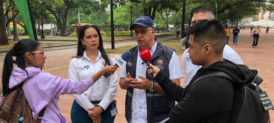 Paseo Bol&iacute;var del Parque Central, segunda megaobra culminada por la Administraci&oacute;n Ospina