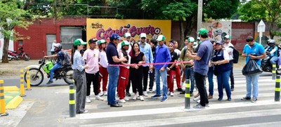 Movilidad entrega proyecto de seguridad vial en inmediaciones del Colegio INEM