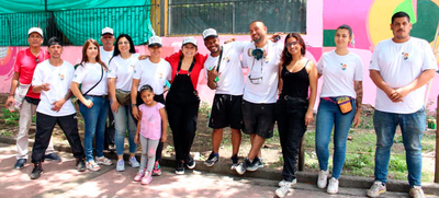 Festival Graficalia, Colores de Vida pint&oacute; la Avenida 6ta de Cali con su Mural Gozate la sexta, &iexcl;v&eacute;!