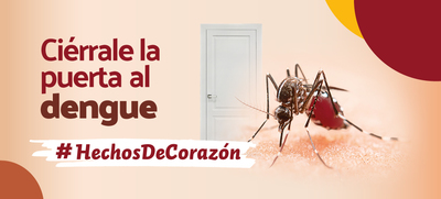 &iexcl;Ci&eacute;rrale la puerta al dengue! El lema de la jornada de prevenci&oacute;n que se tomar&aacute; la comuna 6