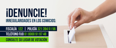 Delitos electorales, qu&eacute; son y  qu&eacute; recompensas hay para quien los denuncie