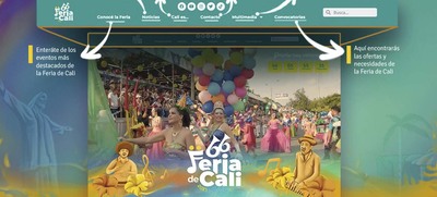 Corfecali renueva su p&aacute;gina de Feria de Cali, m&aacute;s amigable, m&aacute;s ligera, m&aacute;s eficiente, m&aacute;s cale&ntilde;a