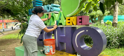 La Uaesp enluci&oacute; el Parque de La M&uacute;sica, en la Comuna 2