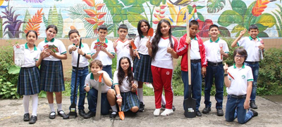 Los estudiantes de la Eco Escuela Sardi de Lima le apuestan a ser agentes de cambio