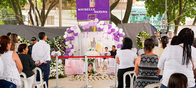 Misa simb&oacute;lica, en honor  a Dayana Michell Gonz&aacute;lez