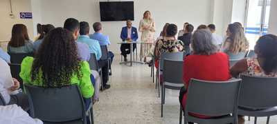 La nueva secretaria de Educaci&oacute;n, Leidy Tatiana Aguilar, inici&oacute; trabajo con los funcionarios del organismo