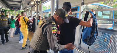 Con buenos resultados avanza la estrategia de seguridad en el Sistema Integrado de Transporte Masivo, MIO