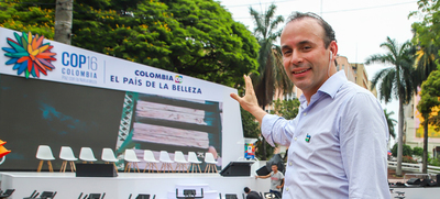 Alcalde Alejandro Eder invita a los cale&ntilde;os a participar de la COP16, previo al lanzamiento del logo oficial