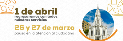 En Semana Santa no habr&aacute; atenci&oacute;n al p&uacute;blico, el 1 de abril regresamos con todos nuestros servicios