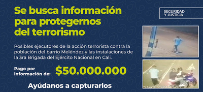 Autoridades de Cali revelan primeros avances de las investigaciones por atentado contra la Tercera Brigada