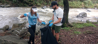 Plogging liber&oacute; de 1,5 toneladas de residuos al r&iacute;o Cali