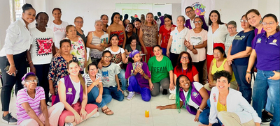 Angela Mar&iacute;a Penagos, directora de la CEPAL Colombia, visit&oacute; Cali para conocer el Sistema de Cuidado Distrital CuidArte