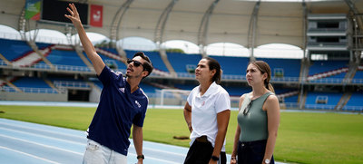 Delegados y entrenadores de las selecciones que jugar&aacute;n en Cali la Copa Mundial Sub-20 Femenina de la FIFA, ya se sienten como en casa